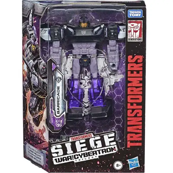 Transformers Generations Siege: War for Cybertron Barricade Deluxe Action Figure WFC-S41