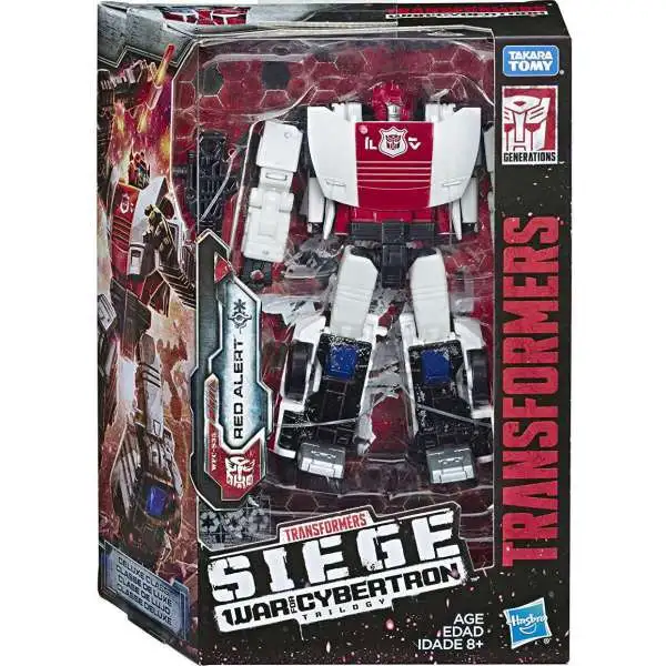 Transformers Generations Siege: War for Cybertron Red Alert Deluxe Action Figure WFC-S35