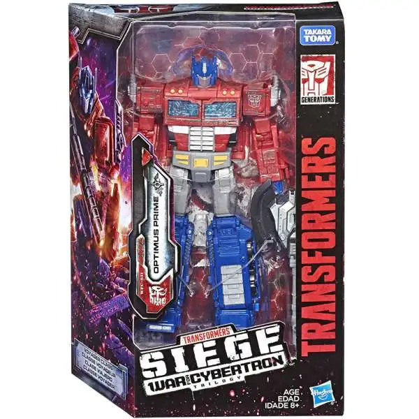 Transformers Generations Siege: War for Cybertron Optimus Prime Voyager Action Figure