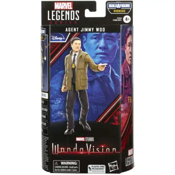 WandaVision Marvel Legends Khonshu Series Agent Jimmy Woo Action Figure [Loose]