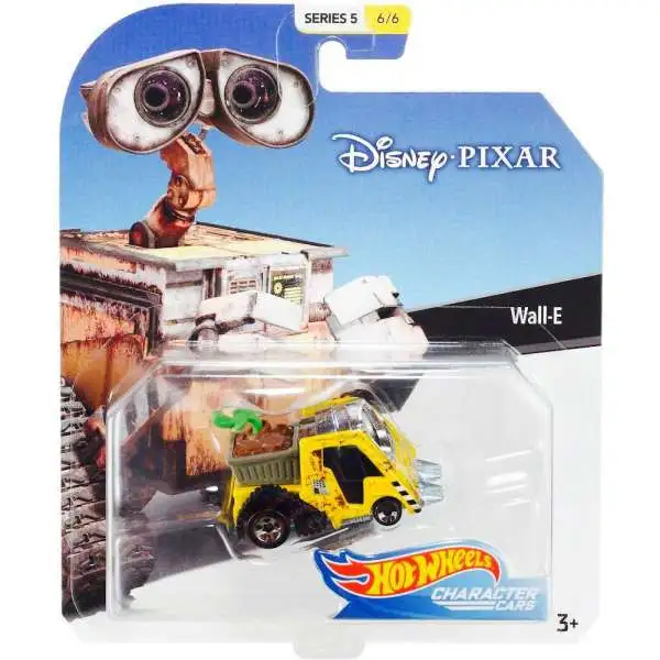 Disney Hot Wheels Character Cars Series 5 Wall-E Die Cast Car #6/6 [Damaged Package]