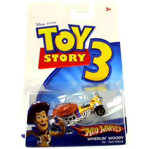 Toy Story 3 Hot Wheels Wheelin' Woody Diecast Car
