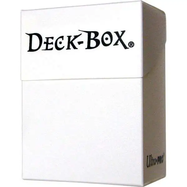 Ultra Pro Card Supplies White Deck Box