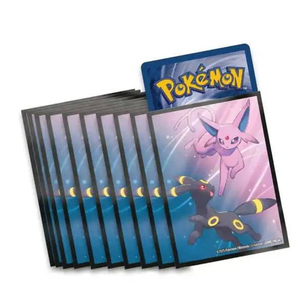 Pokemon Scarlet & Violet Prismatic Evolutions Espeon & Umbreon Card Sleeves [65 Count]