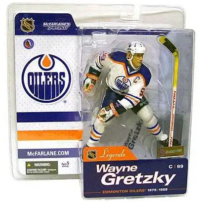 McFarlane NHL 12 Zoll Wayne Gretzky, Edmonton Oilers blaues Trikot