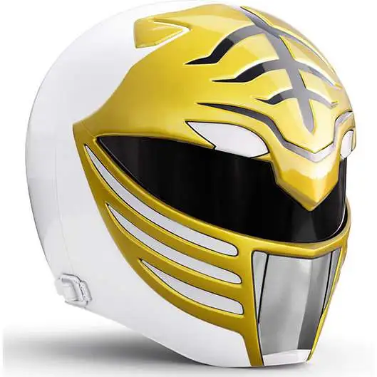 Power Rangers Mighty Morphin Lightning Collection White Ranger Wearable Helmet [Tommy Oliver]