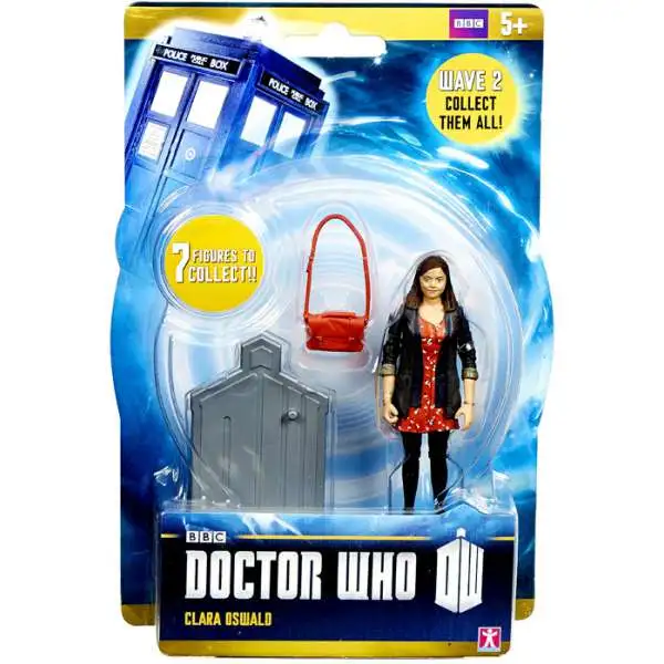 Doctor Who Wave 2 Clara Oswald Action Figure [Red Dress]
