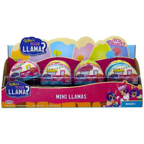 Series 1 MINIS Who's Your Llama? 2-Inch Mystery Box [24 Packs]