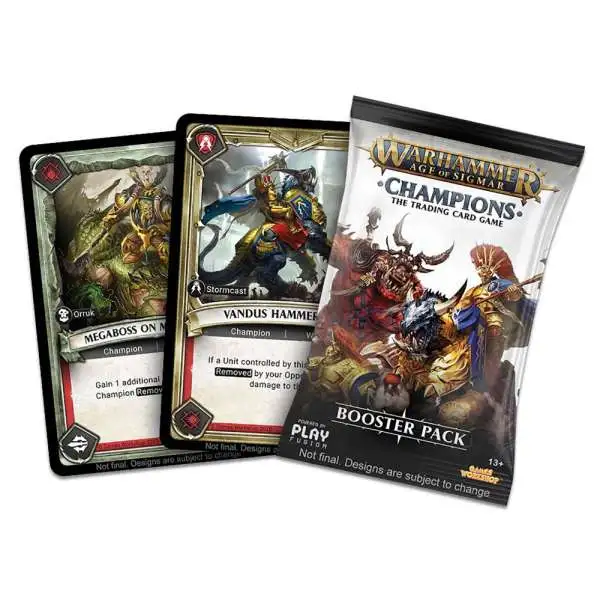 Warhammer Age of Sigmar Champions Trading Card Game Booster Box [24 Packs]
