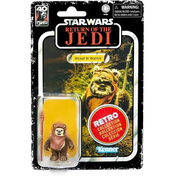 Star Wars Return of the Jedi 2023 Vintage Collection Wicket W. Warwick Exclusive Action Figure (Pre-Order ships November)