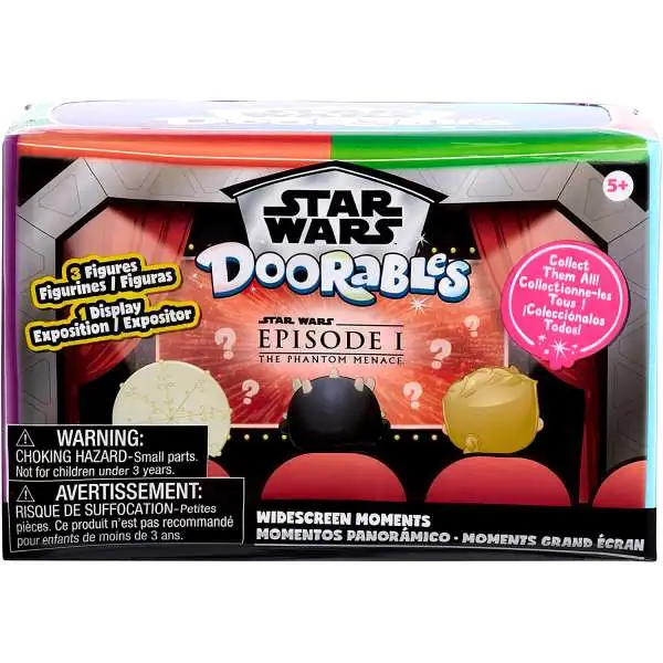 Disney Doorables Star Wars The Phantom Menace Widescreen Moments 3-Pack [3 Figures]