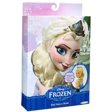 Disney Frozen Elsa Tiara & Braid Dress Up Toy [Tiara & Braids, Damaged Package]