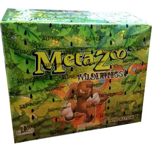 MetaZoo Trading Card Game Cryptid Nation Wilderness Booster Box [1st Edition, 36 Packs]