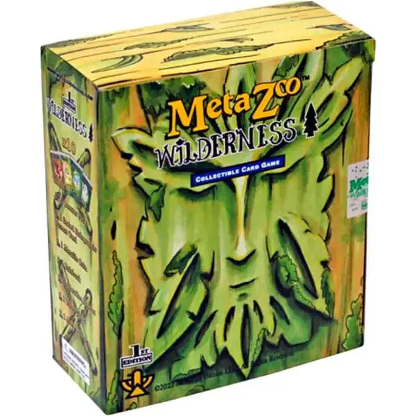 MetaZoo Trading Card Game Cryptid Nation Wilderness Spellbook [1st Edition, 10 Booster Packs, 1 Holo Promo Card, 160 Sleeves & More]