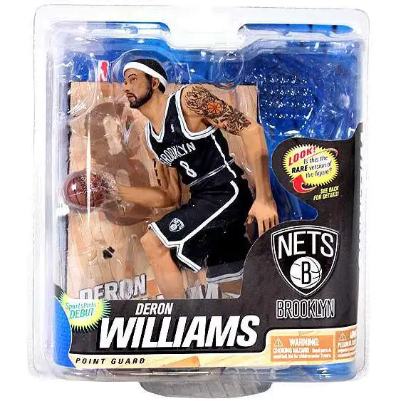 McFarlane Toys NBA Brooklyn Nets Sports Picks Series 22 Deron Williams Action Figure [Black Jersey]