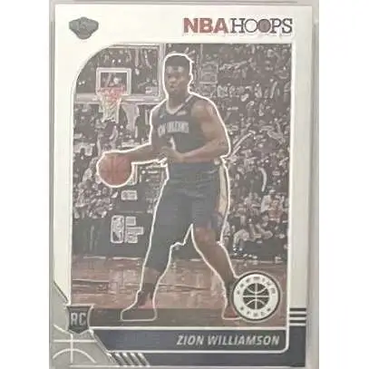 2019 NBA Hoops Rookie Zion Williamson #258 [Premium Stock]