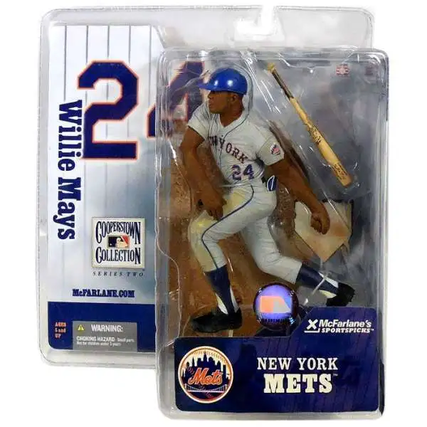 McFarlane Toys MLB New York Mets Sports Picks Baseball Cooperstown Collection Series 2 Willie Mays Action Figure [NY Mets]