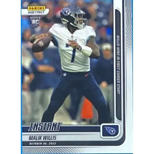 NFL 2022 Instant Football Malik Willis #87 [Rookie Card]