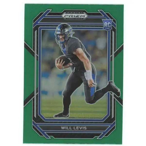 NFL Tennessee Titans 2023 Panini Prizm Draft Picks Green Will Levis #103 [Rookie]