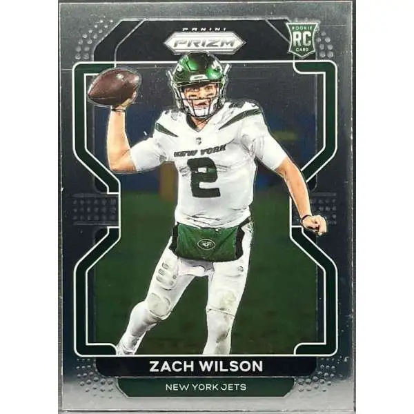 NFL 2021 Prizm Football Base Zach Wilson #332 [Rookie]