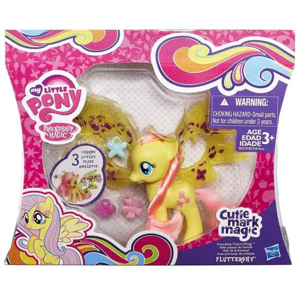 My Little Pony Friendship is Magic Cutie Mark Magic Fluttershy Figure [Friendship Charm Wings, Damaged Package]