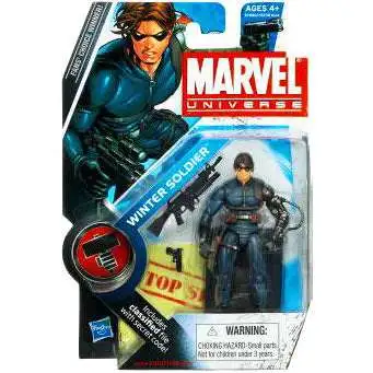 Marvel Universe Series 9 Winter Soldier Action Figure #22 [Damaged Package]