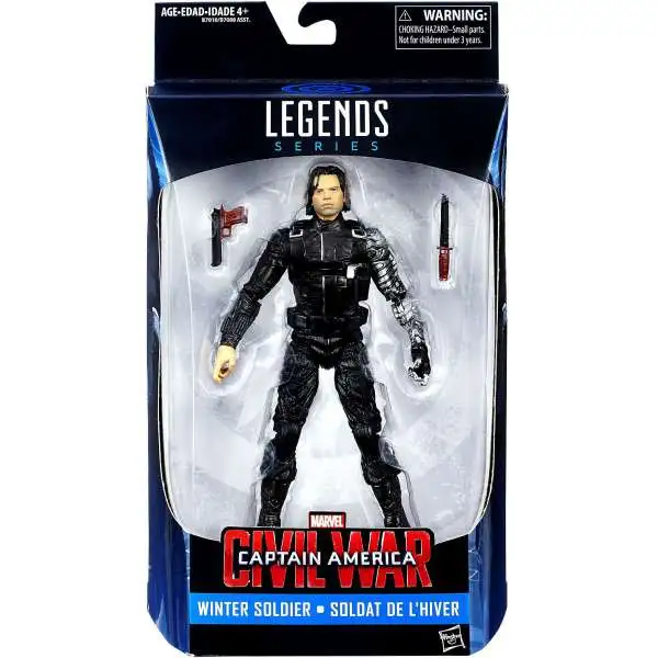 Captain America Civil War Marvel Legends Winter Soldier Exclusive Action Figure