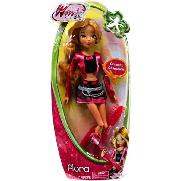 Winx Club Flora 11.5-Inch Doll [Concert, Damaged Package]
