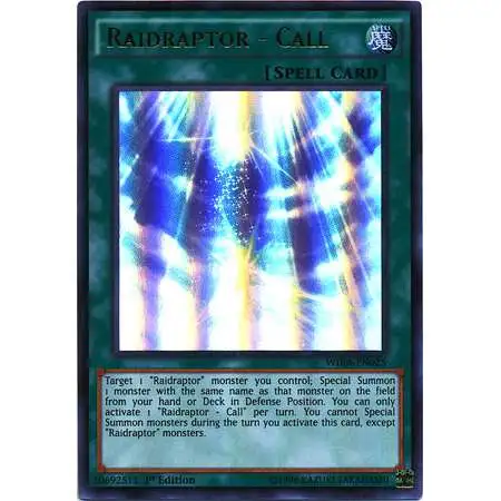 YuGiOh Wing Raiders Ultra Rare Raidraptor - Call WIRA-EN025