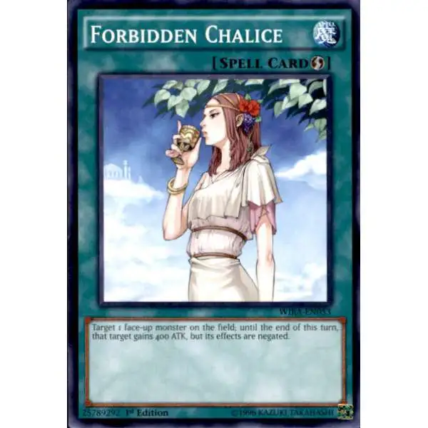 YuGiOh Wing Raiders Common Forbidden Chalice WIRA-EN053