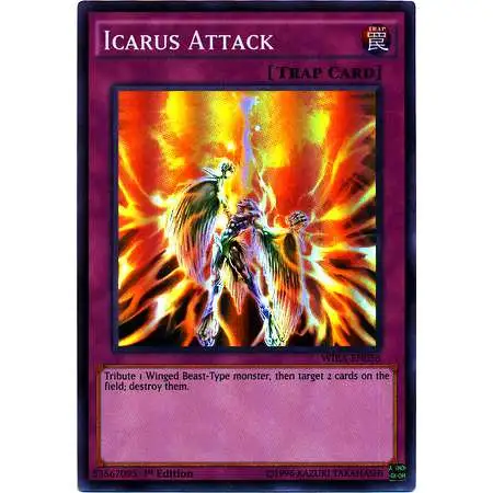 YuGiOh Wing Raiders Super Rare Icarus Attack WIRA-EN058