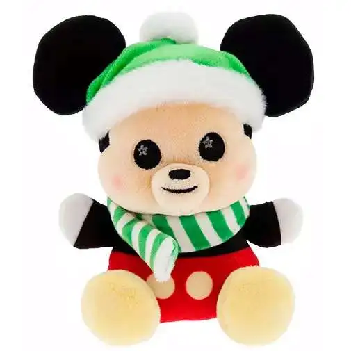Disney Wishables 2024 Holiday Mickey Mouse 4-Inch Mini Plush