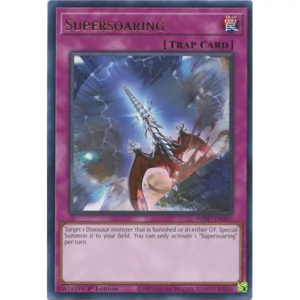 YuGiOh Trading Card Game Wild Survivors Rare Supersoaring WISU-EN007