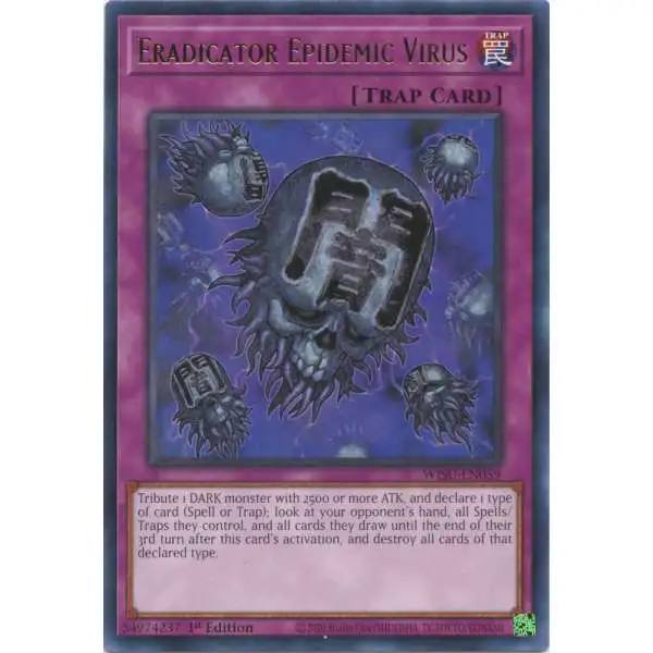 all virus cards yugioh Yu-Gi-Oh Crush Card Ultra Rare Initial GB Promo 1999 EX Japanese 0 Tribute 1 DARK monster with 2500 or more ATK YuGiOh Trading Card Game Wild