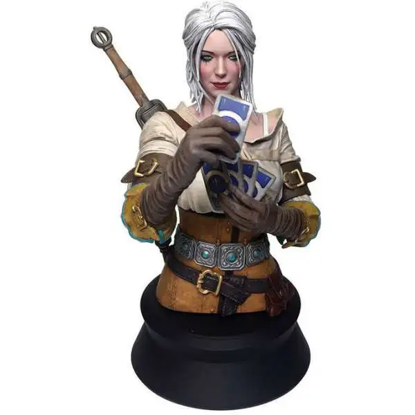 The Witcher 3: Wild Hunt Ciri Playing Gwent 8-Inch Bust