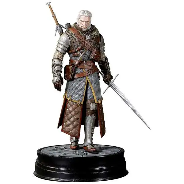 The Witcher 3: Wild Hunt Geralt Grandmaster Ursine 9.5-Inch PVC Statue Figure [Damaged Package]