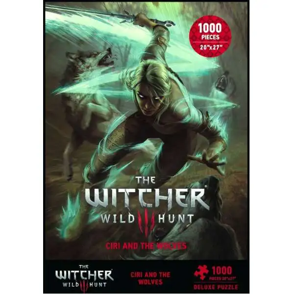 The Witcher 3: Wild Hunt Ciri and the Wolves 27-Inch Puzzle