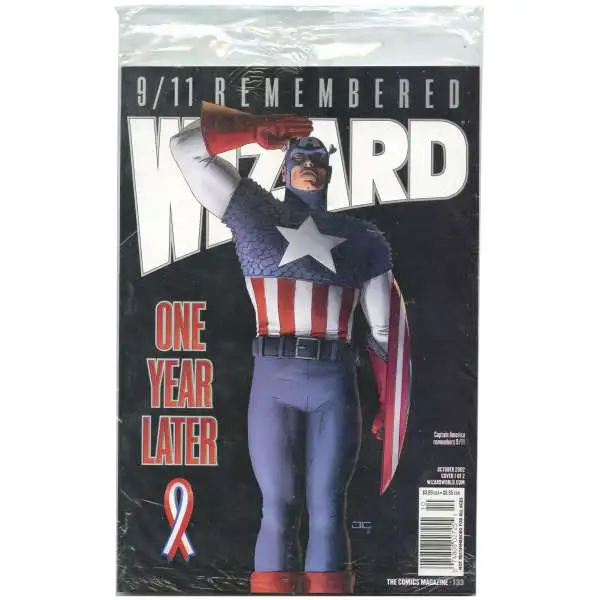 Wizard Magazine Wizard: The Guide to Comics 9/11 Remembered One Year Later October 2002 Book
