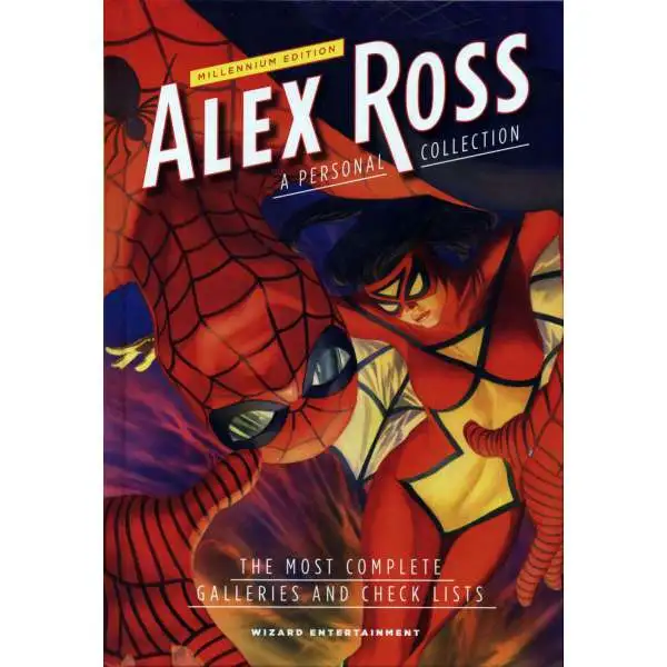 Wizard Alex Ross Millennium Edition Hardcover Book #'d of 100 [Spider-Man / Spider-Woman Cover Signed]