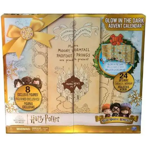Harry Potter Wizarding World Micro Magical Moments 2024 Advent Calendar [Glows in the Dark]