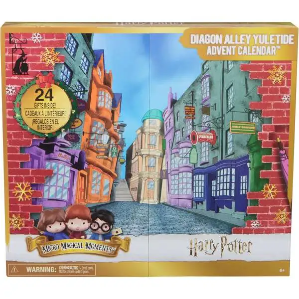 Harry Potter Wizarding World Micro Magical Moments 2025 Advent Calendar [Diagon Alley Yuletide]