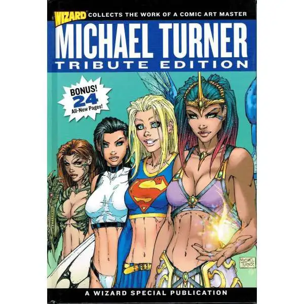 Wizard Michael Turner Tribute Edition Hard Cover Book
