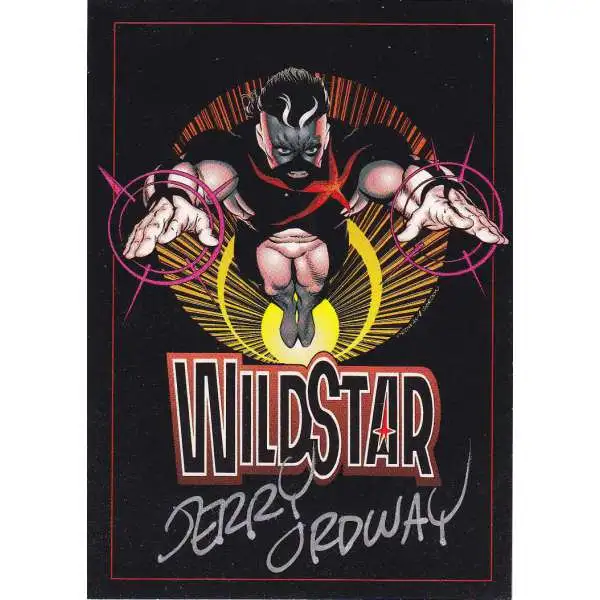 DC Wizard Magazine Wildstar Single Trading Card [Autographed by Jerry Ordway ]