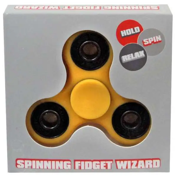 Spinning Fidget Wizard Yellow Spinner