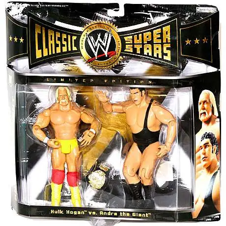 WWE Wrestling Classic Superstars Andre The Giant vs. Hulk Hogan Exclusive Action Figure 2-Pack