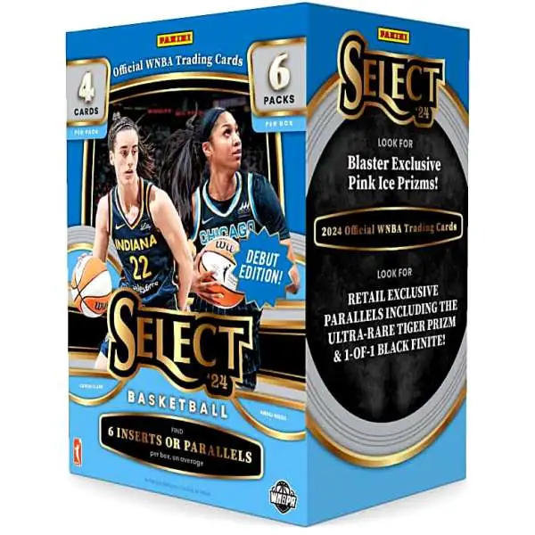WNBA Panini 2024 Select Basketball Trading Card BLASTER Box [6 Packs]