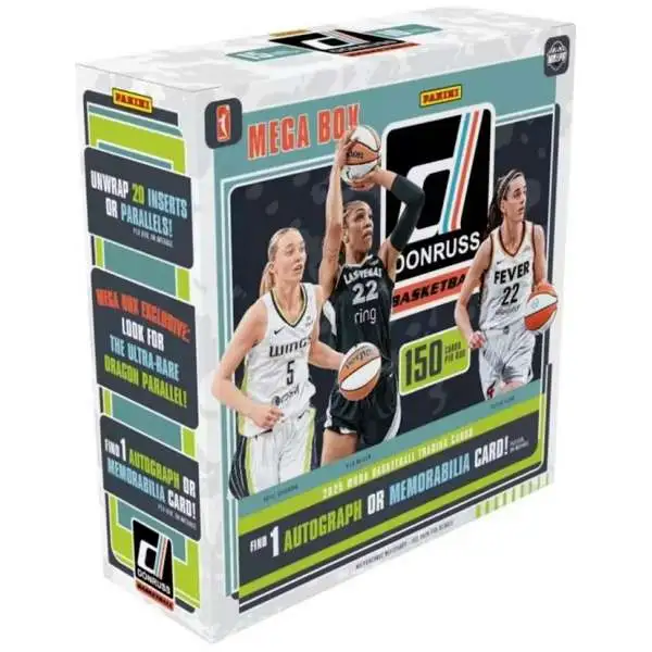 WNBA Panini 2025 Donruss Basketball Trading Card MEGA Box [10 Packs]