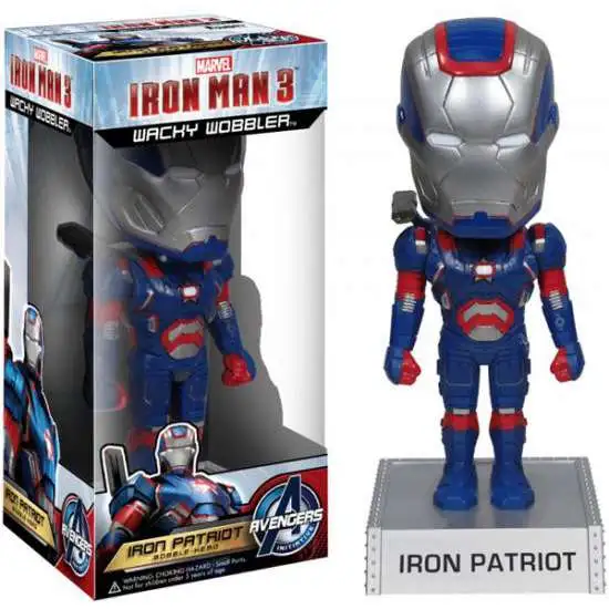 Funko Iron Man 3 Wacky Wobbler Iron Patriot Bobble Head