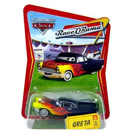 Disney / Pixar Cars The World of Cars Race-O-Rama Greta Diecast Car #81