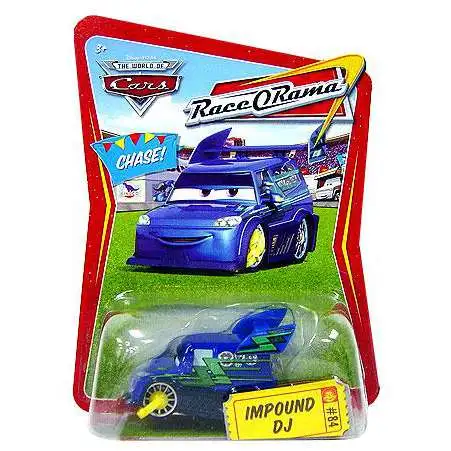 Disney / Pixar Cars The World of Cars Race-O-Rama Impound DJ Diecast Car #84